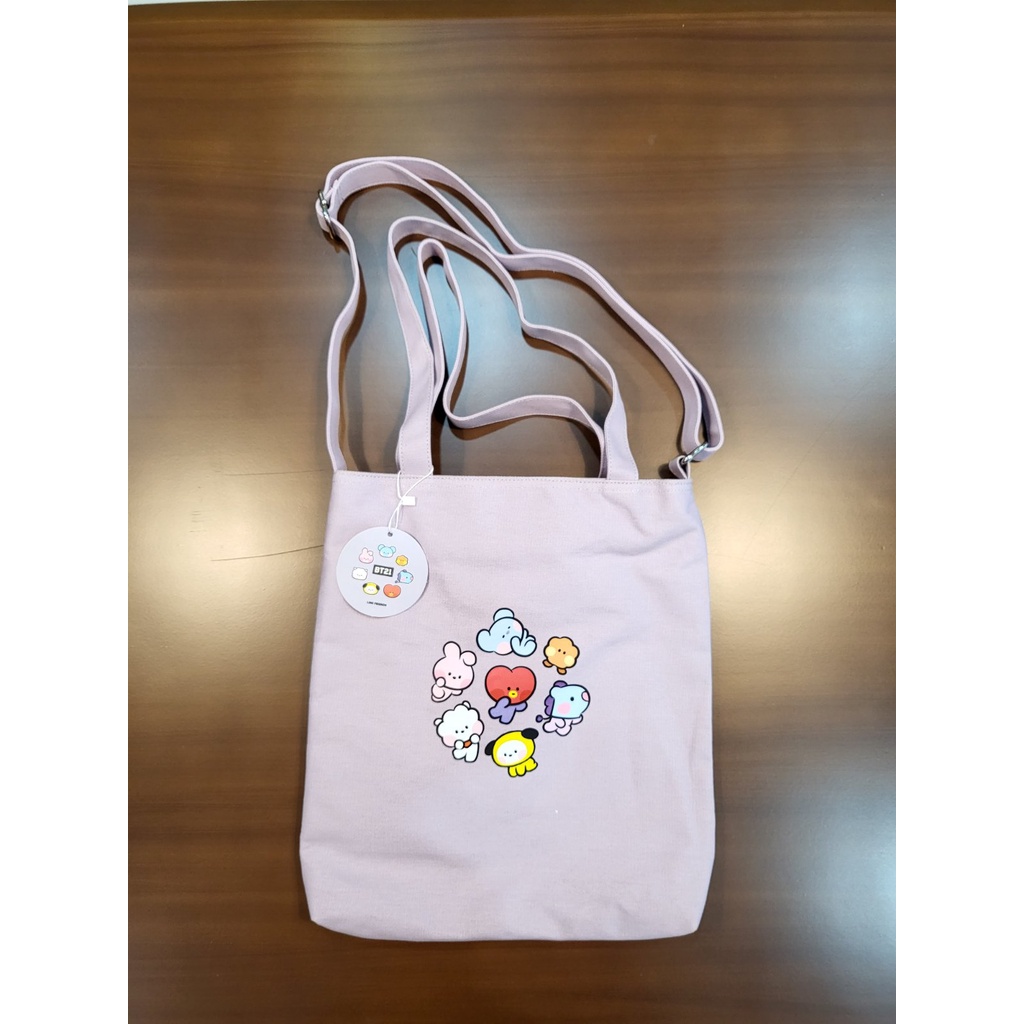 TAIWAN EXCLUSIVE BT21 Line Friends Official Merchandise Minini Tote Bag ...