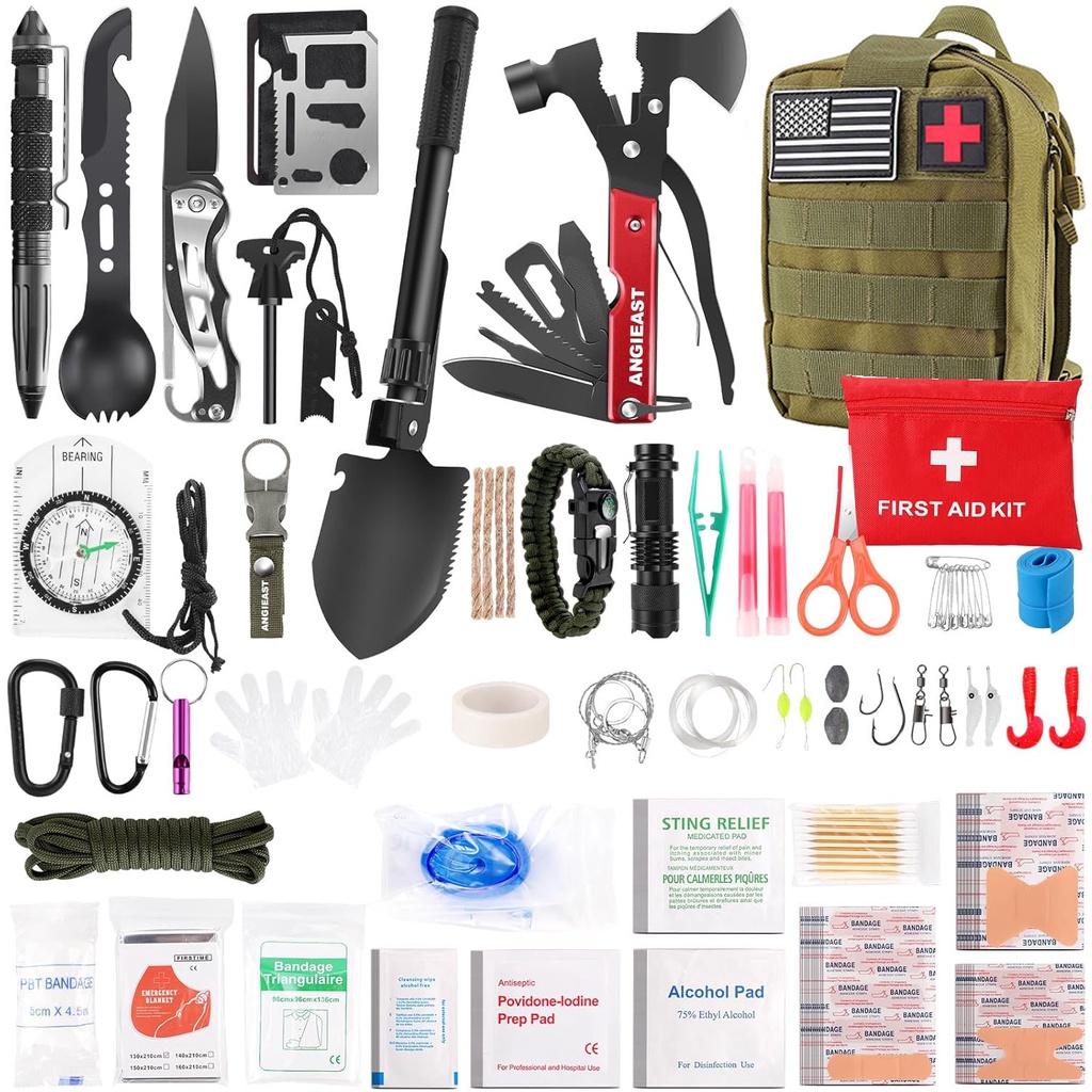 Factory Selling Travel Tactical Emergency Survival Kit Bag Camping ...