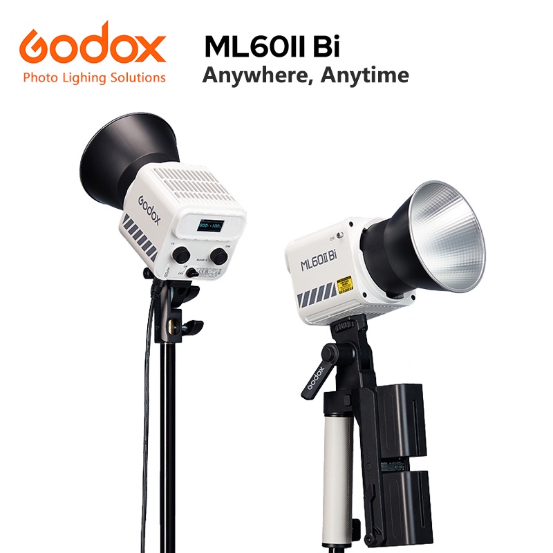 Godox ML60II BI portable handheld live broadcast fill light adjustable