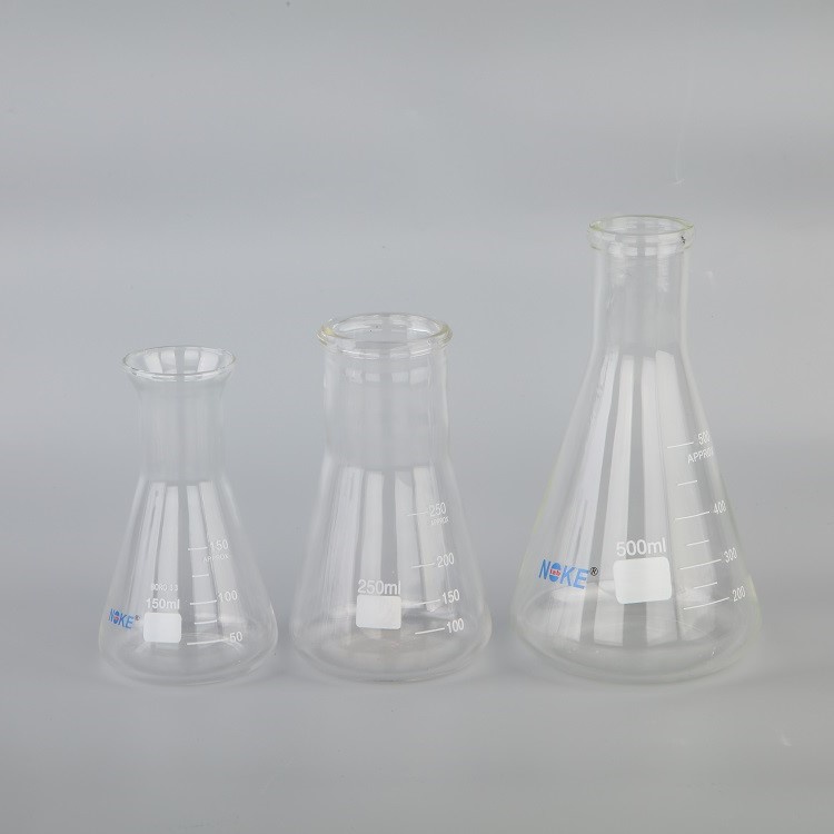 wide neck erlenmeyer flask with plastic screw lid 25ml 50ml Shopee