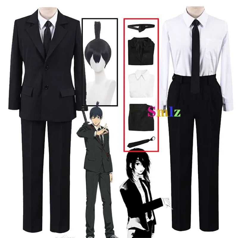 27m Anime Chainsaw Man Cosplay Himeno Hayakawa Aki Costume Devil
