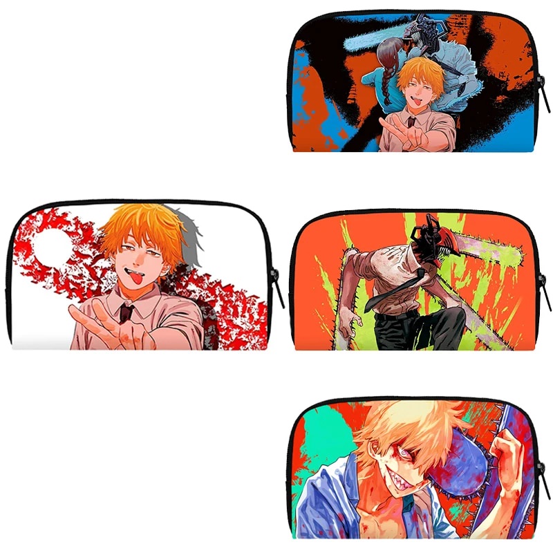 712 Anime Chainsaw Man Manga Coin Purse Kawaii Cartoon Pochita Makima ...