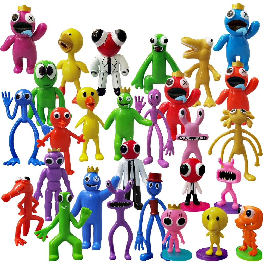 D Random Pcs Ro Blox Rainbow Friends Figures Model Dolls Anime