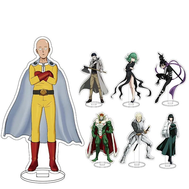 51B 1 Pcs Cute Japan Anime ONE PUNCH MAN Cosplay Acrylic Stand Model ...