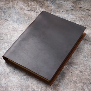 Leather Binder 4-Ring, fit 4 hole A4 refill paper, Leather