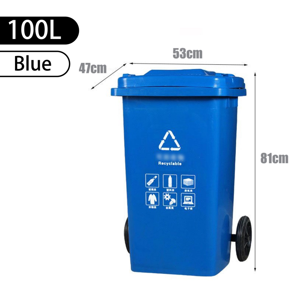 trash bin large outdoor garbage recycling bins trash can with cover