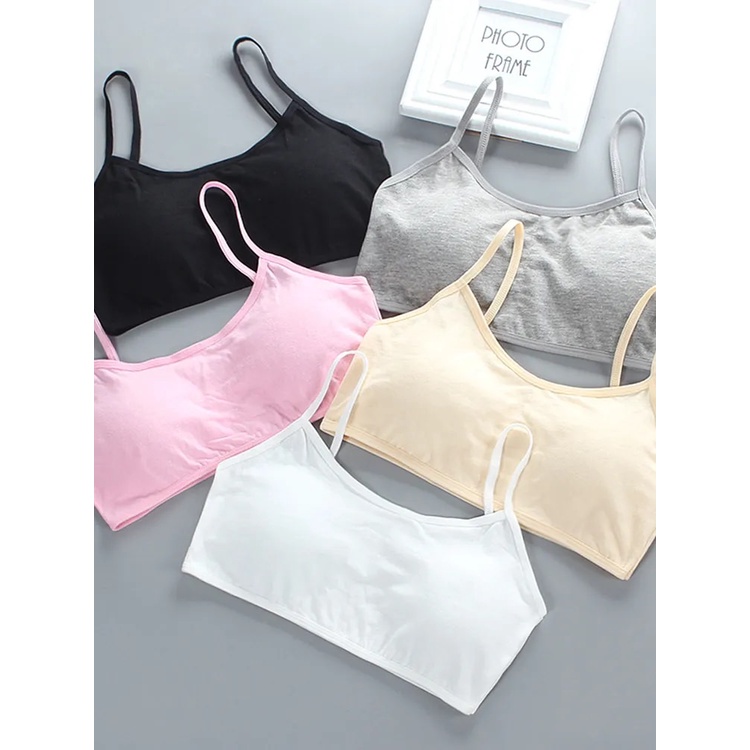 Women Tube Tops Underwear Padded Bras Teenage Underclothes Young Girls ...