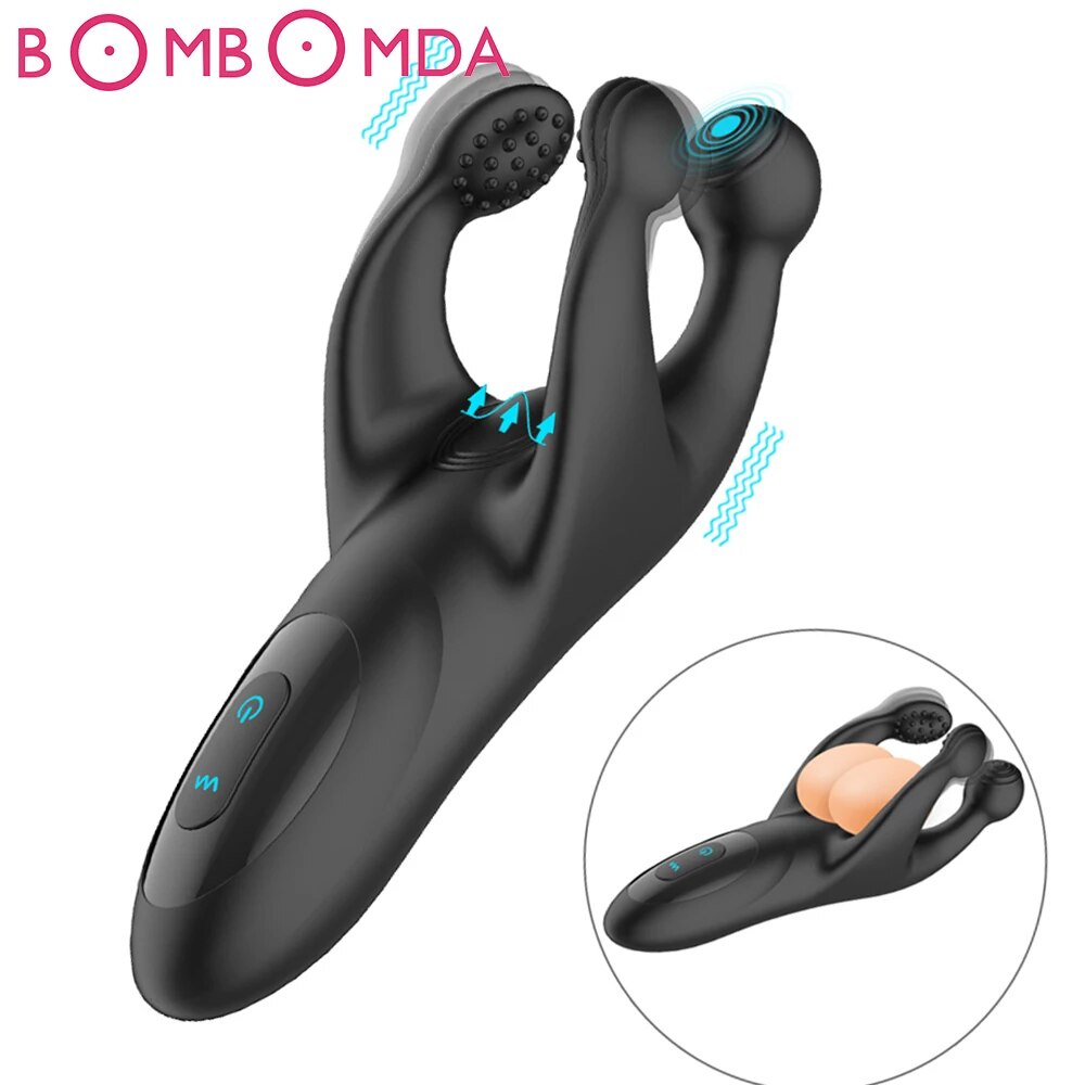 J Testicle Massager Vibrators For Men Sexy Toys Silicone Prostate