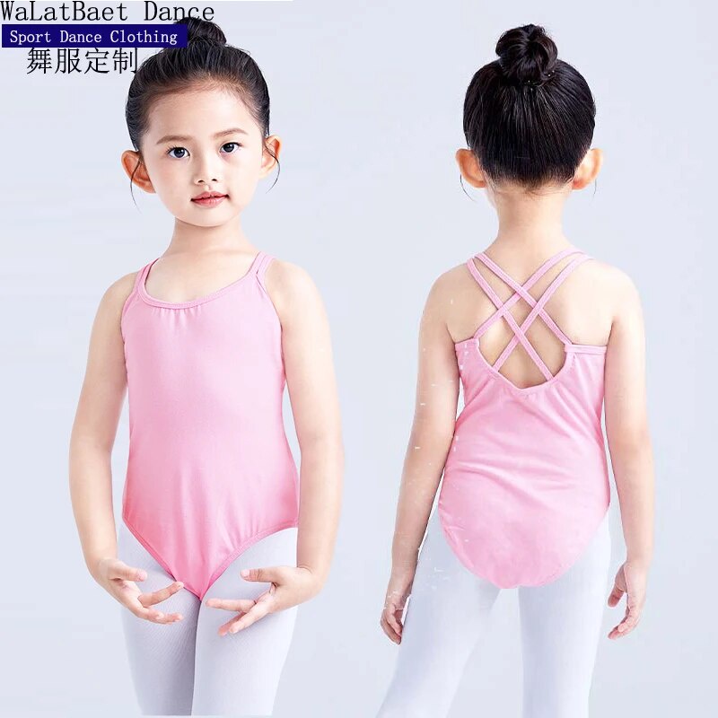 58G Pink Ballet Leotard Kids Leotard Tutu Dance Wear Costumes Ballet ...