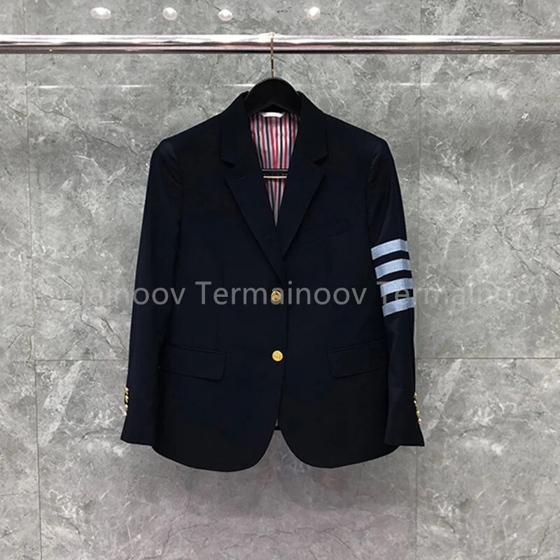 92u Women S Suit Coat Spring Autumn Navy Thin Businessman Notched Navy