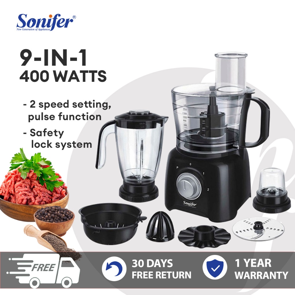 Sonifer Home kitchen Food Processor and Vegetable Chopper with grinder