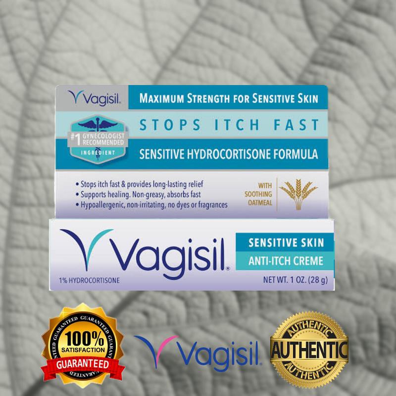 VAGISIL MAXIMUM STRENGTH FEMININE ANTI ITCH CREAM FOR SENSITIVE SKIN RELIEVE YEAST INFECTION G