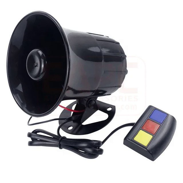 TZ4153 CAR horn 12V horn 30W 3 Tone reverse siren PA System truck car