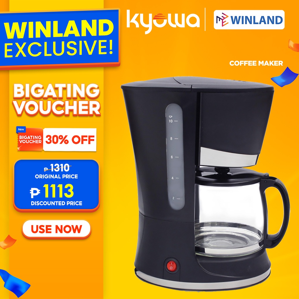 Kyowa by Winland Coffee Maker Coffee Machine with AntiDrip Function KW