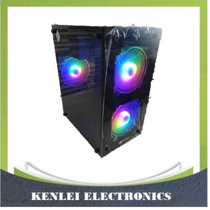 Keytech T850 Mid Tower Gaming PC Case Black, T850 Mid Tower Gaming Case ...