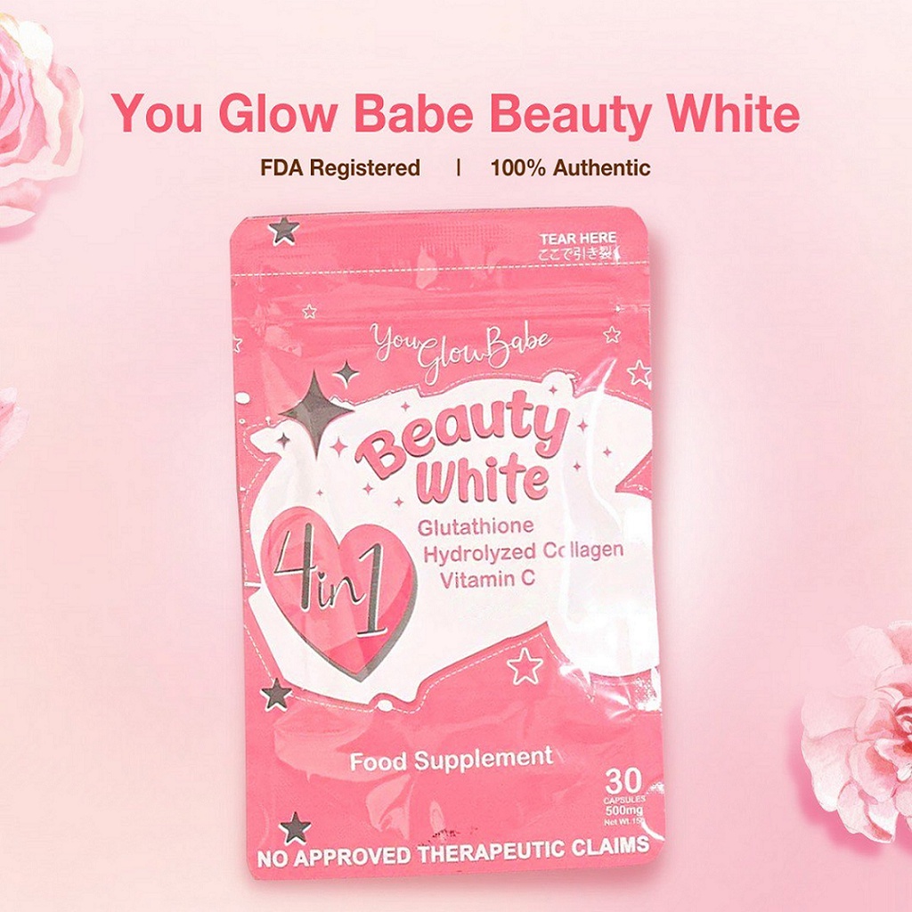 You Glow Babe Beauty White 4 in 1 Advance Whitening 30 Capsules ...