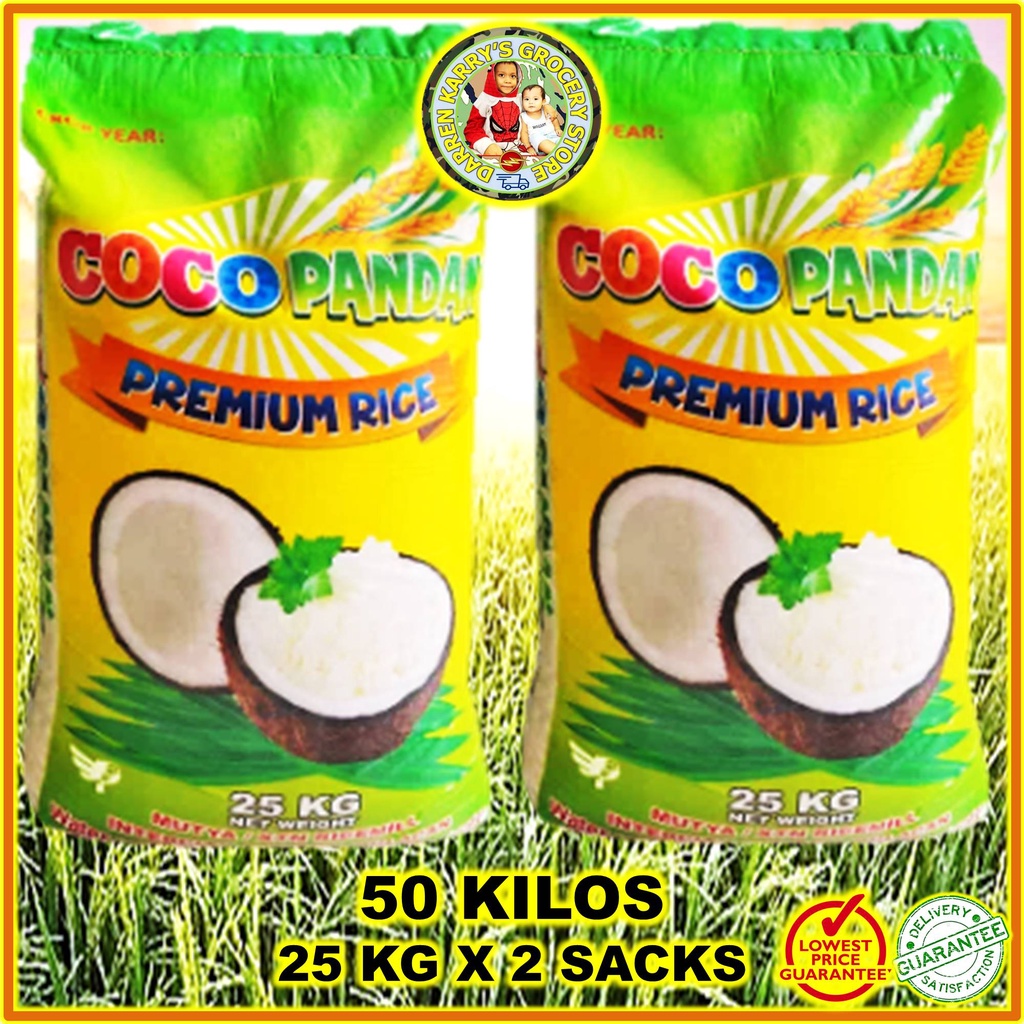 Family Bigas Package 50 kilos 25 kg x 2 sacks Coco Pandan Premium Rice ...