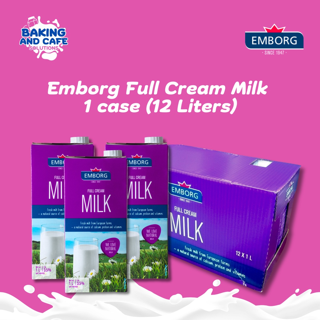 Full Cream Milk 1 Case 1L x 12 Shopee Philippines