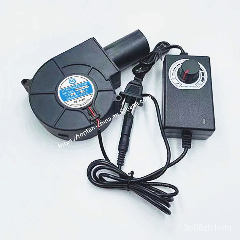 5V USB 9733 Mini Centrifugal Fan Blower 97x95x33mm Barbecue Charcoal ...