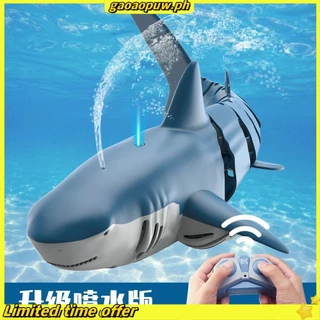 Tipmant Cute RC Shark Mini Radio Remote Control Fish Boat Submarine  Electric Realistic Animal Toy For Swimming Pool Water Tank Kids Birthday  Gifts