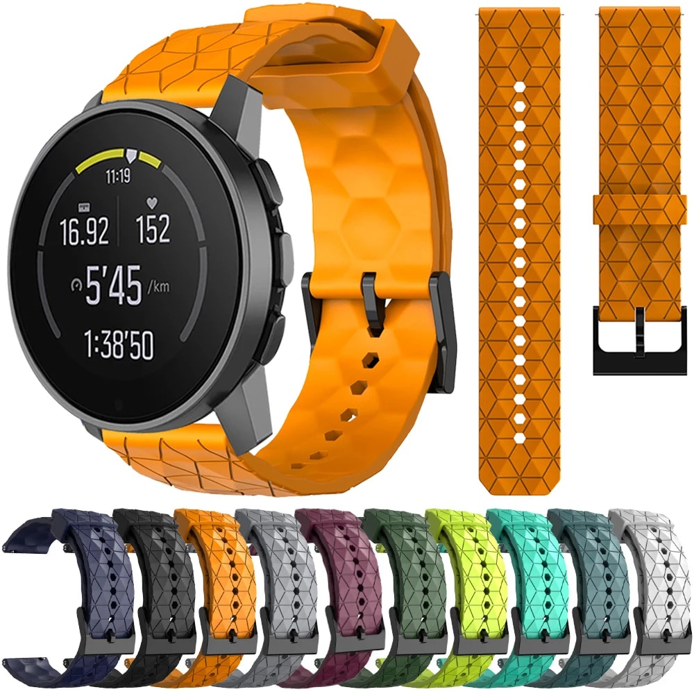 Bracelet Silicone 22 Mm Compatible Suunto 9 Peak Pro / 5 Peak / Race / Vertical - Sport, Respirant - 5
