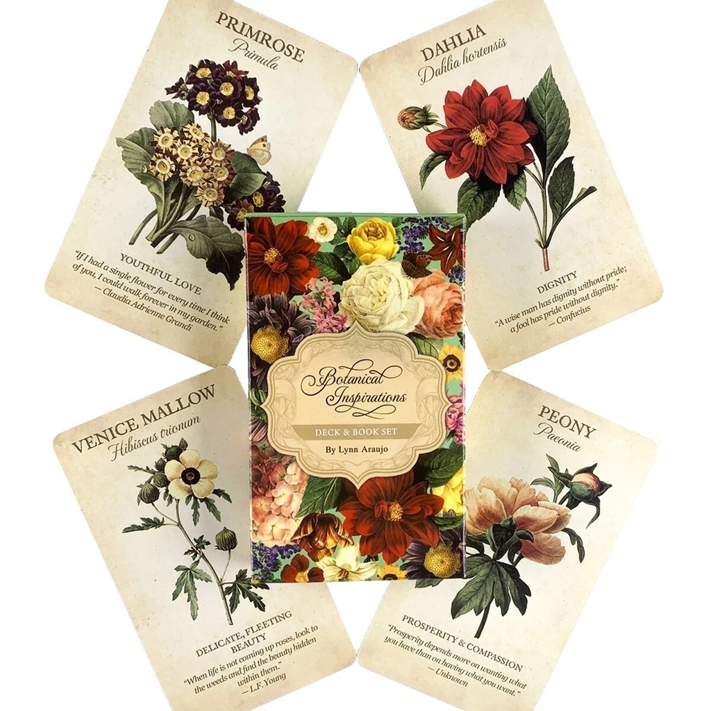 Botanical Inspirations Tarot Cards Games Deck Oracle Card Games Fun ...