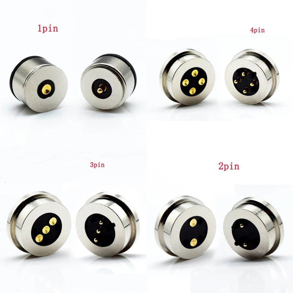 1-3set Spring-Loaded Magnetic Pogo pin connector 3pin Pitch 13.5 mm ...