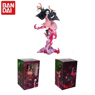 Cartoon Demon Slayer Kamado Nezuko Blood Demon Art Statue Scene Action 