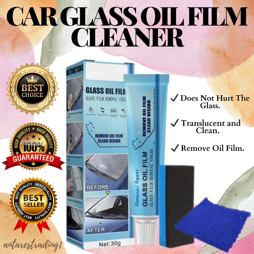 Best Seller CAR GLASS OIL FILM CLEANER 30g Windshield Cleaning Liquid ...