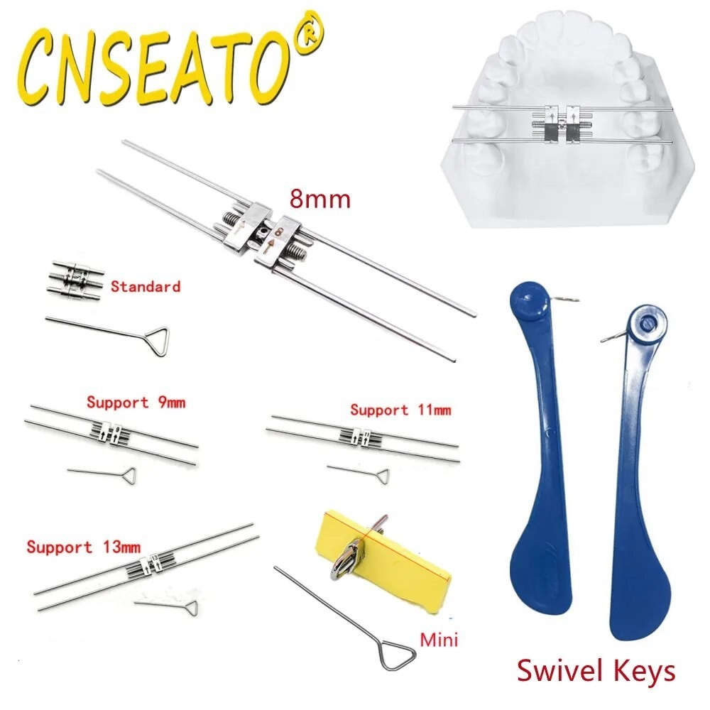 ⓛ2PC Dental Orthodontic Expansion Screw Mini Standard Rapid Palatal