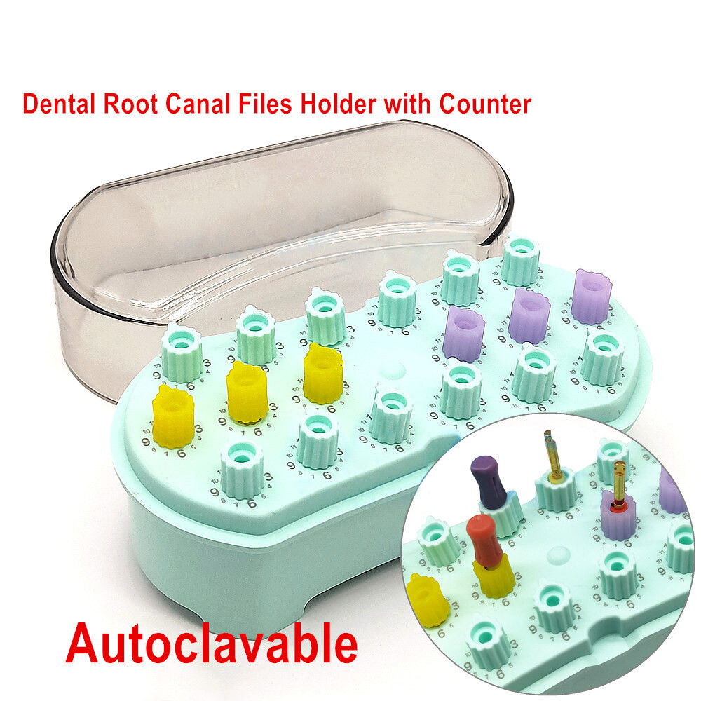 Dental Root Canal File Holder With Count Counting Autoclavable Dental