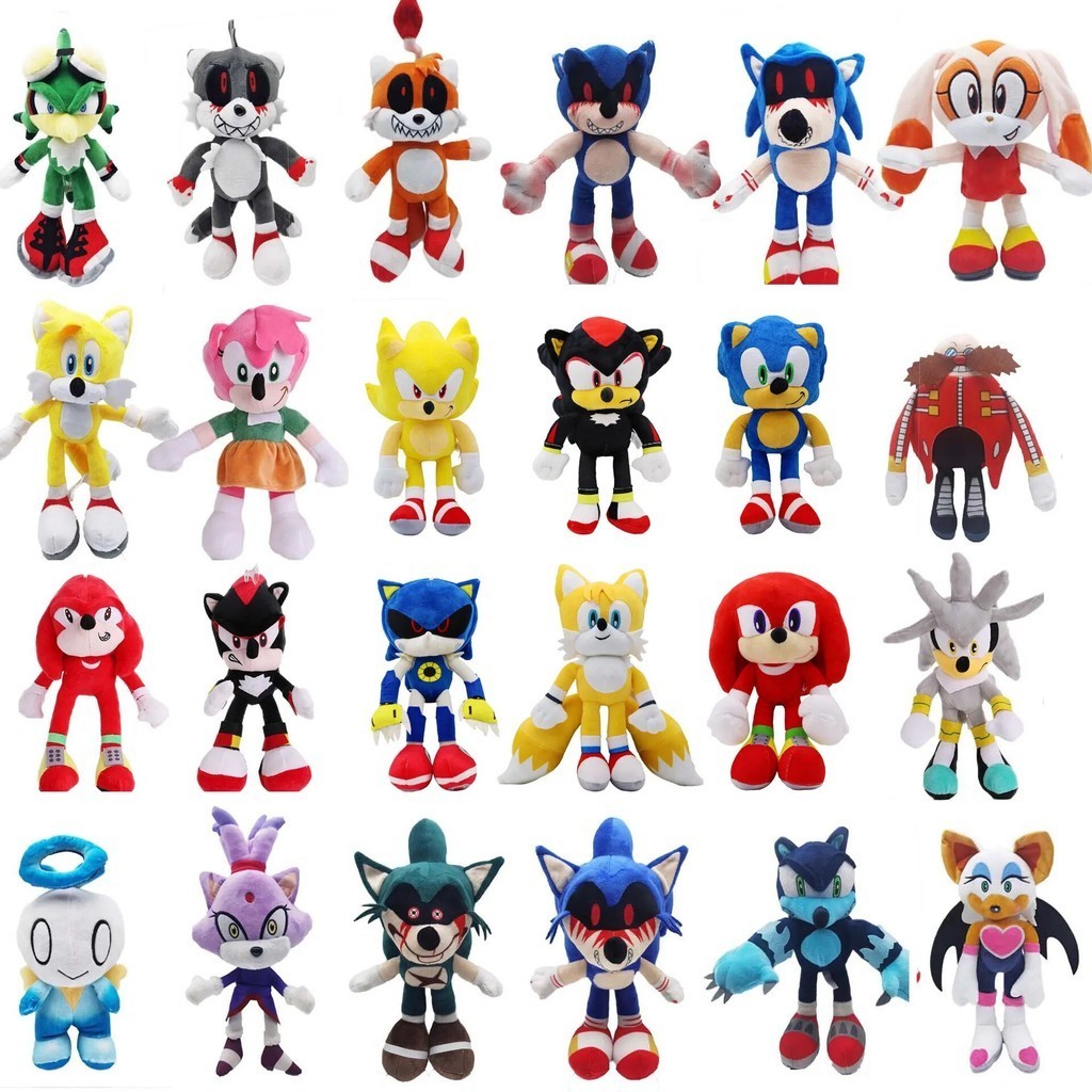 15v Shadow Plush Doll Sonic Anime Tarsnak Doll Animal Hedgehog Super 