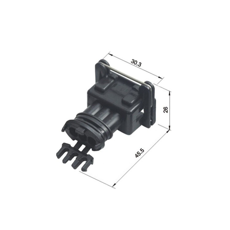 282191-1 Fuel Injector 3 pin female waterproof electrical Adapter ...