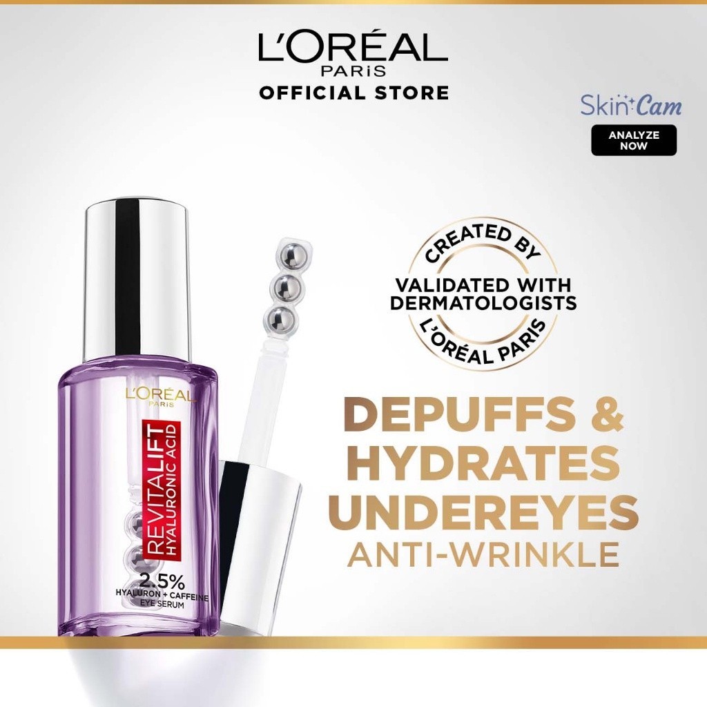 NEW Loreal Paris Revitalift Eye Serum with 2.5 Hyaluronic Acid