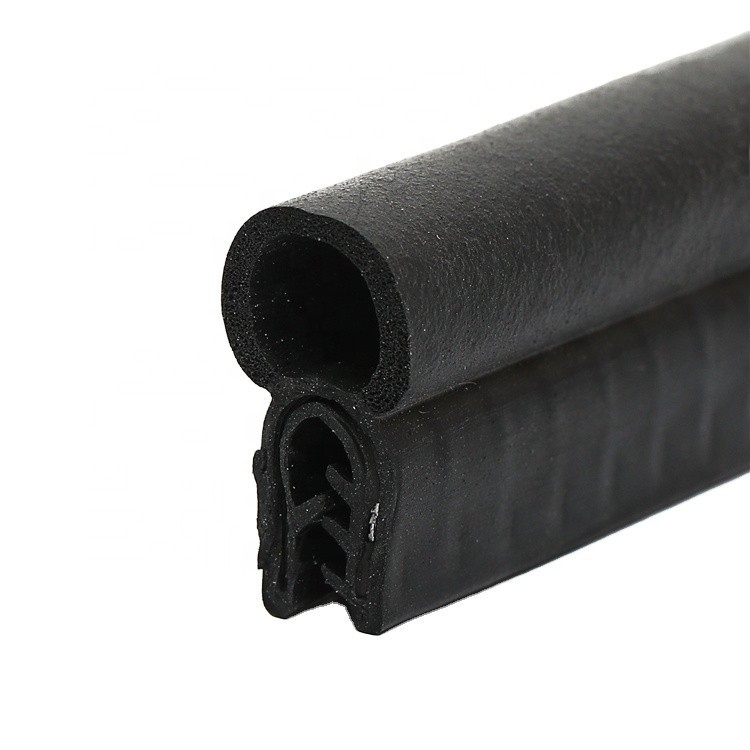 hard FOAM EPDM rubber sealing strip car doors edging sheet metal