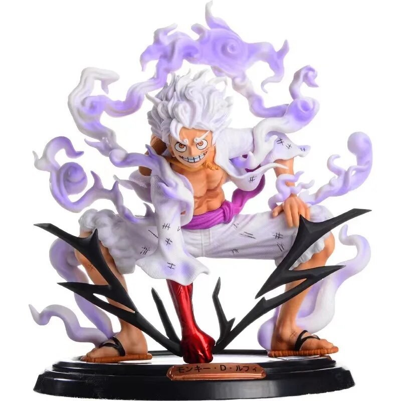 38k New One Piece Luffy Gear 5 Anime Figure Sun God Nikka PVC Action ...