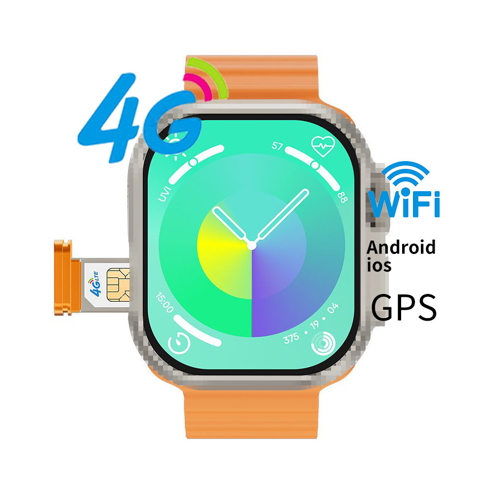 GS Ultra 4G 2023 hombre Android smart watch 4g sim card wifi GPS ...