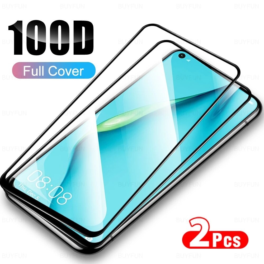 ☄2Pcs HD Glass For Huawei P40 Lite 4G 5G P40Lite E P 40 Lite E 5G Huawi ...