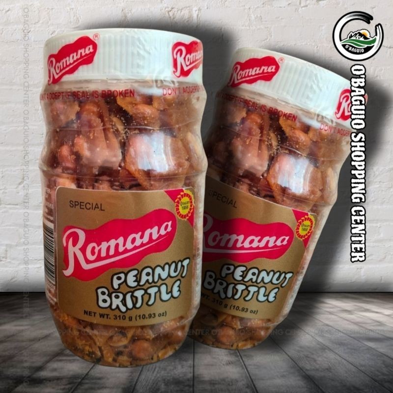 Romana Peanut Brittle | 310g | Baguio Pasalubong (COD) | Shopee Philippines