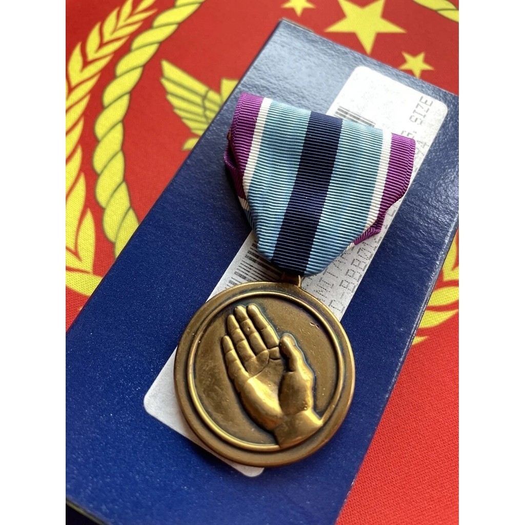 Humanitarian Service Medal Vintage HSM Badge Classic Commemorative ...