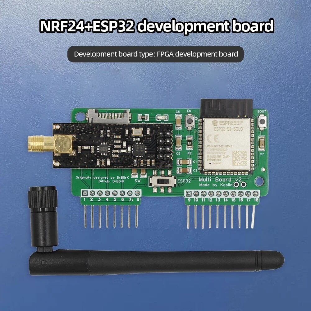 For Flipper Zero WiFi Multiboard Wireless Development Board NRF24+ESP32 ...