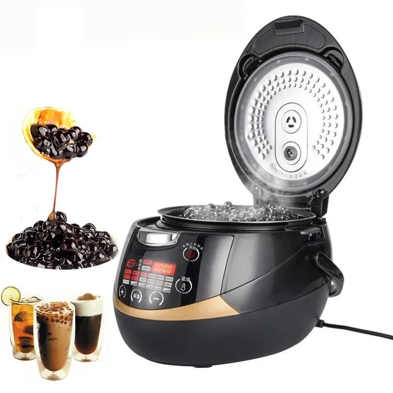 Milk tea shop electric pot tapioca Pearls balls cooker Boiling Sago ...