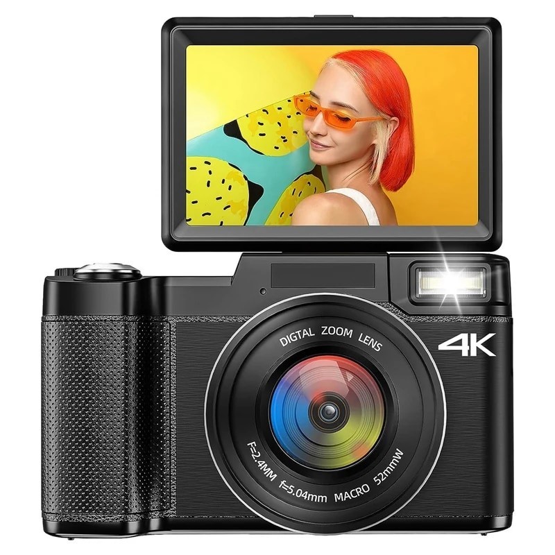 1 Set 4K Digital Camera For Photography Autofocus 48MP Vlogging Camera ...