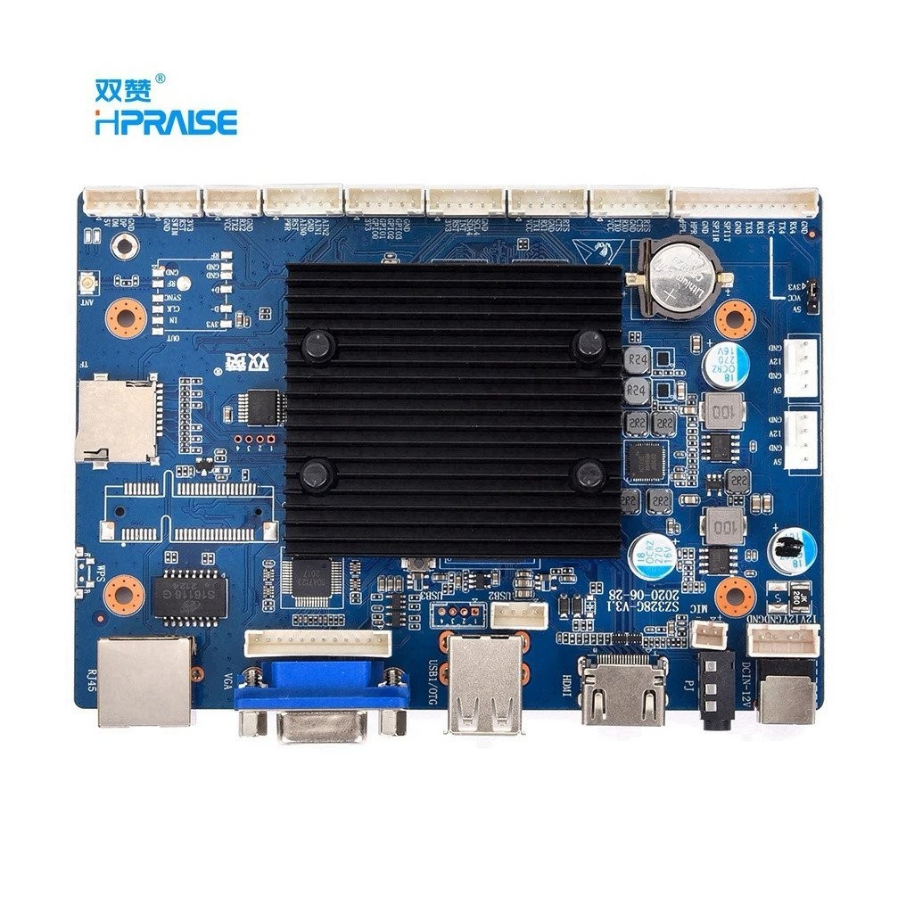 EUBZ RK3288 arm single board computer motherboard combo linux with sata
