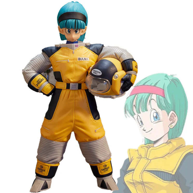 AJX3 Anime Dragon Ball Z Bulma Namek Action Figure Space Suit Bulma ...