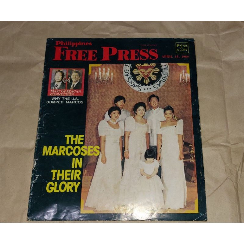 Vintage April 15, 1989 Philippine Free Press The Marcoses In Their