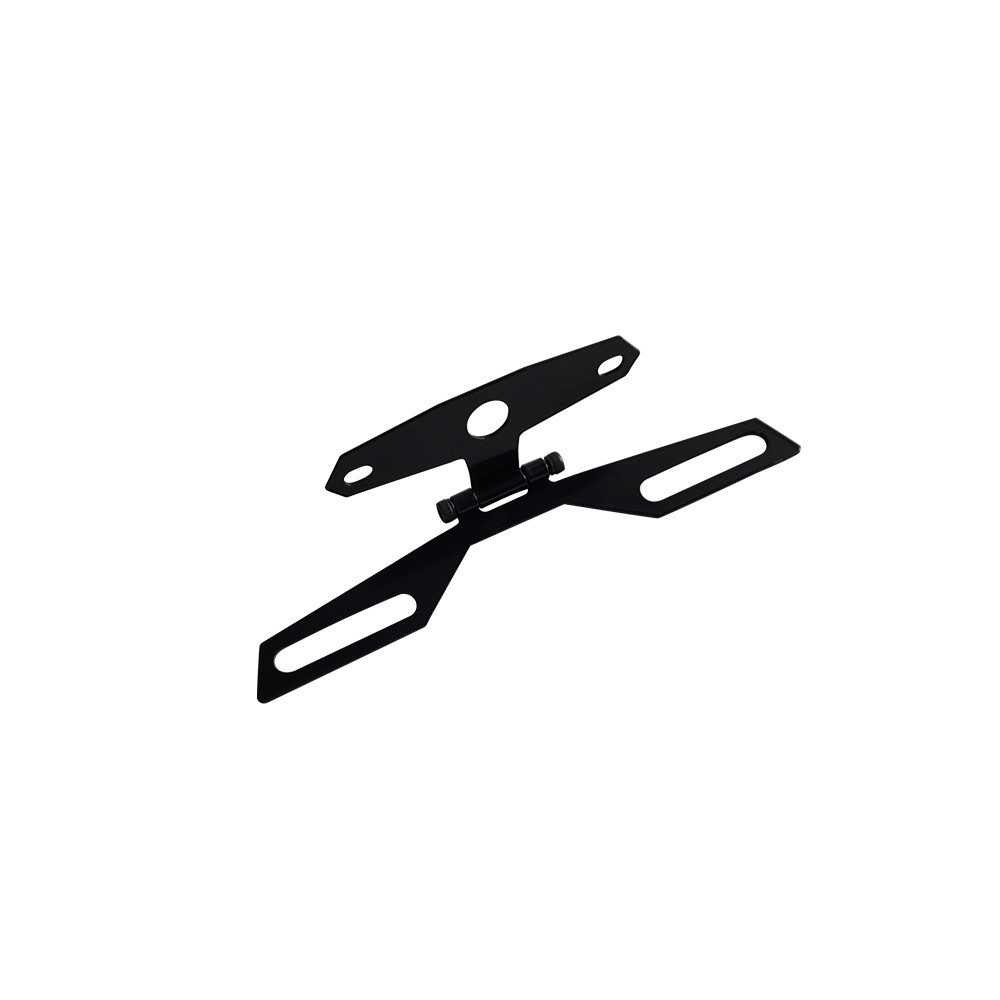 ATV Adjustable Folding License Plate Bracket Tail Rear light Bracket ...