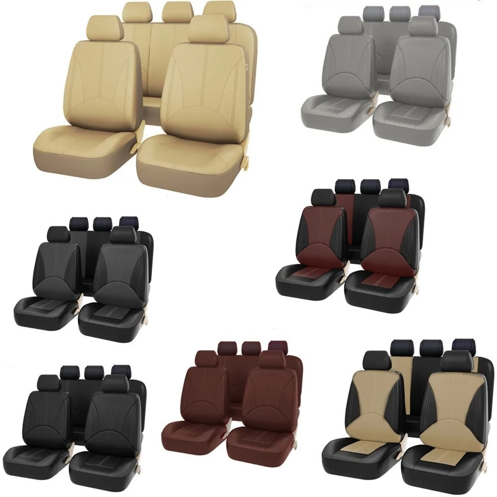 54N Leather Car Seat Covers Parts For KIA Rio Niro K3 K5 Soul Ceed ...