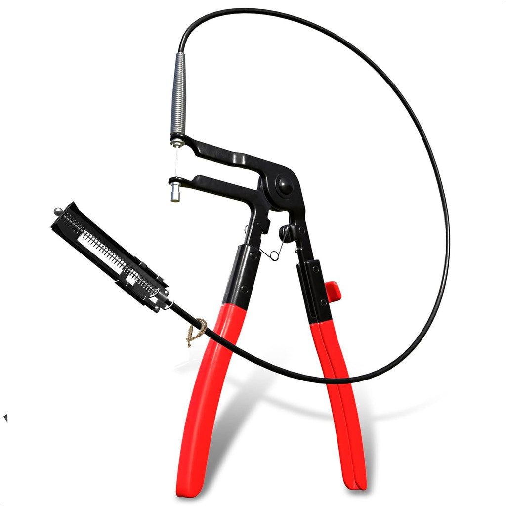 Auto Hose Clamp Pliers Tool Set Flexible Wire Long Reach Spring Fuel