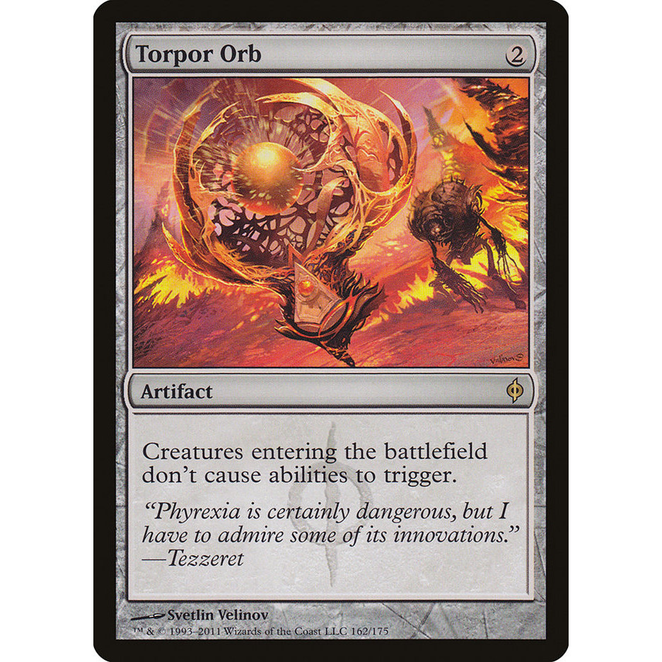 MTG Proxy Card - Torpor Orb | New Phyrexia (NPH) | Shopee Philippines